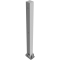Barrier posts | Steel tube 70 x 70 mm | foldable, with triangular locking mechanism | to be fixed by plugswith base plate 100 x 150 mm | hot-dip galvanized | without eyelet